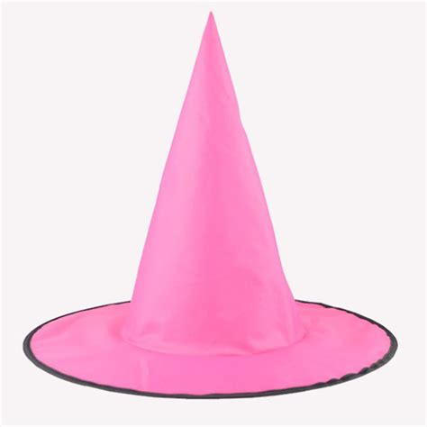 Adding a pop of pink with a trendy witch hat